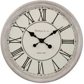 Zegary - Atmosphera Zegar ścienny w kolorze ecru vintage Atmosphera 48 cm 135535 - miniaturka - grafika 1