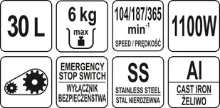 Yato MIKSER PLANETARNY 30L - YG-03022 YG-03022 - Inne urządzenia gastronomiczne - miniaturka - grafika 8
