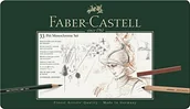 Pozostałe akcesoria dla plastyków - Faber-Castell 112975  Pitt Monochrome zestaw w metalowe etui, 12-częściowy F112977 - miniaturka - grafika 1
