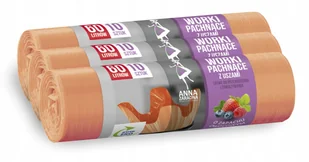 Anna Zaradna Worki na śmieci z uszami zapach Owocowy 60L 10szt - Worki na śmieci - miniaturka - grafika 3