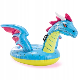 Dmuchany smok dragon 201x191 Intex 57561 - Materace dmuchane i koła do pływania - miniaturka - grafika 2