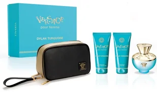 Versace Pour Femme Dylan Turquoise , Zestaw podarunkowy, Eau de toilette 100ml + Body lotion 100ml + Shower gel 100ml + Cosmetic bag - Zestawy perfum damskich Versace Pour Femme Dylan Turquoise , Zestaw podarunkowy, Eau de toilette 100ml + Body lotion 100ml + Shower gel 100ml + Cosmetic bag - Zestawy perfum damskich - miniaturka - grafika 1