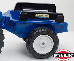 Falk Traktor New Holland Z Przyczepą - Jeździki dla dzieci - miniaturka - grafika 8