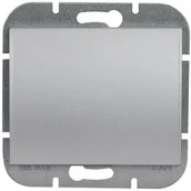Wyłączniki światła i elektryczne - Abex Onyx srebro łącznik jednobiegunowy WP-1O WP-1O srebro - miniaturka - grafika 1