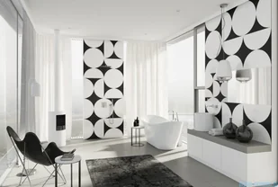 Kohlman Gixs zestaw prysznicowy z deszczownicą 25cm chrom QW210GR25 | - Zestawy prysznicowe - miniaturka - grafika 5