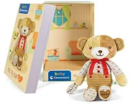Maskotki i pluszaki - Clementoni Baby Baby 17418 pluszowy miś Baby, wielokolorowy S.p.A 17418) 17418 - miniaturka - grafika 1