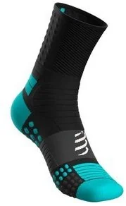 Compressport skarpetki biegowe PRO MARATHON SOCKS czarno-niebieskie - Skarpetki sportowe męskie - miniaturka - grafika 2