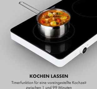 Płyta elektryczna Klarstein CP8-FutureChef-BK - Płyty elektryczne - miniaturka - grafika 5