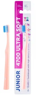 WOOM WOOM 4700 JUNIOR Ultra Soft miękka szczoteczka do zębów dla dzieci 6+ - Szczoteczki do zębów dla dzieci - miniaturka - grafika 3