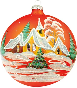 Bombka dekorowana 150 mm mix kolorów - Bombki - miniaturka - grafika 2