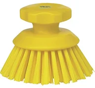 Miotły, szufle, mopy - Vikan vikan okrągła szczotka do dłoni, twarda, w pełni zgodny z HACCP, rożne. Kolory, żółty 38856 - miniaturka - grafika 1