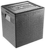 Wyposażenie lokali gastronomicznych - Thermohauser Termohauser EPP GN 1/2 pojemnik termiczny, czarny, z pokrywką, 31 l 4000249558 - miniaturka - grafika 1
