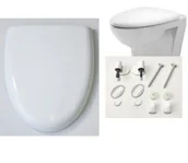 Deski sedesowe - Cersanit DESKA SEDESOWA DO MISKI ARENA 50 40 7 cm WOLNO OPADAJĄCA BIAŁA S524V532 - miniaturka - grafika 1