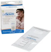 Akcesoria do karmienia - Dr Brown's Dr Brown's Woreczki do przechowywania pokarmu 25 sztuk - miniaturka - grafika 1