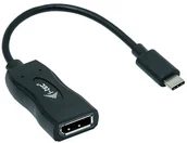 Inne akcesoria audio-wideo - i-tec C31DP60HZP adapter kablowy 0,15 m USB-C 3.1 DisplayPort Czarny - miniaturka - grafika 1