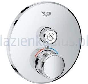 Grohe Bateria Grohtherm SmartControl 29118000 - Baterie podtynkowe Grohe Bateria Grohtherm SmartControl 29118000 - Baterie podtynkowe - miniaturka - grafika 1