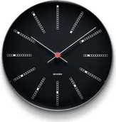 Zegary - Rosendahl Zegar ścienny Bankers czarny 29 cm - miniaturka - grafika 1