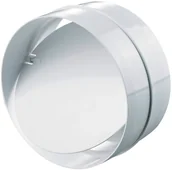 Rury i kanały wentylacyjne - Vents Group Łącznik kanałów śr. 100 mm z zaworem zwrotnym - miniaturka - grafika 1