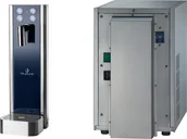 Dystrybutory wody dla firm - Blupura Dystrybutor wody podblatowy BluSoda Box Hot 30 Fizz z nalewakami BluGlass Tower BLUP_900521 BLUP_901045 - miniaturka - grafika 1