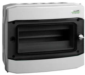 Plastikowa obudowa instalacyjna natynkowa IP65 1 rząd 12 modułów PHS 12T) - Akcesoria do kolektorów i fotowoltaiki - miniaturka - grafika 2