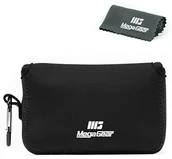 Akcesoria fotograficzne - MegaGear megagear "x100 °F, wyjątkową" neopren torba na aparat fotograficzny  pokrowiec ochronny na Fujifilm X100T X100S  z karabińczykiem zapewnia możliwość łatwego przenoszenia, czarny MG1094 - miniaturka - grafika 1