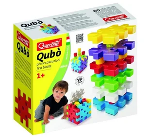 Quercetti Układanka Qubo pierwsze klocki 19 elementów - Układanki dla dzieci - miniaturka - grafika 3