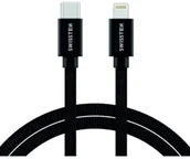 Kable USB - Kabel Usb-c - 8 - Pin Swissten 1,2m czarny - miniaturka - grafika 1