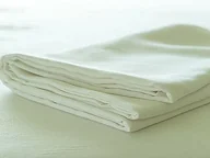 Pościel dla dzieci - Linenme Prześcieradło na łóżko, z lnu, biały 0034301 - miniaturka - grafika 1