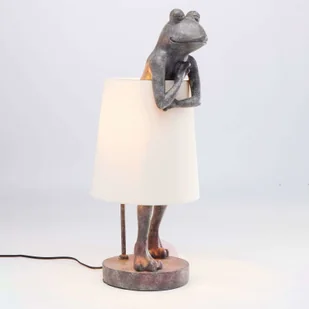 KARE Animal Frog lampa stołowa szara - Lampy stojące - miniaturka - grafika 3
