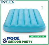Materace turystyczne - Intex Materac turystyczny dla dzieci 88 x 157 x 18 cm - niebieski 66803-N - miniaturka - grafika 1