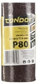 Materiały ścierne - CONDOR Płótno ścierne CON-RMA-1108 2500x115mm P80 - miniaturka - grafika 1