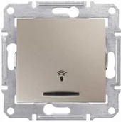 Wyłączniki światła i elektryczne - Schneider Sedna przycisk "dzwonek" podtynkowy pojedynczy z podświetleniem bez ramki satyna SDN1600468 - miniaturka - grafika 1