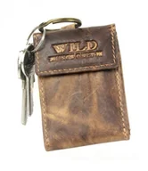 Etui na klucze - Wild Breloczek Na Klucze / Mini Sakieweczka Skóra Licowa - miniaturka - grafika 1