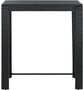 vidaXL 5-cz zestaw mebli barowych z podłokietnikami czarny rattan PE 3064811 - Pozostałe meble ogrodowe - miniaturka - grafika 17