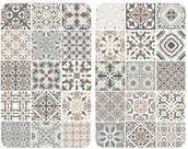 Pozostałe akcesoria kuchenne - Wenko Szklane płyty na kuchenkę z mozaiką 2 sztuki 53904100 - miniaturka - grafika 1