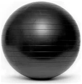 Piłki do ćwiczeń - SMJ Sport Piłka gimnastyczna Sport 85cm czarna - miniaturka - grafika 1
