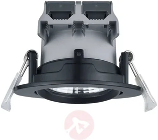 Trio LEUCHTEN Okrągły reflektor wpuszczany LED Pamir czarny - Oprawy, klosze i abażury - miniaturka - grafika 2