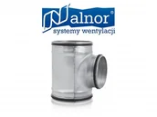 Złącza i kolanka wentylacyjne - Alnor Trójnik tłoczony ocynkowany z uszczelką 90° 150x150mm TPCL-150-150 - miniaturka - grafika 1