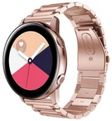 Akcesoria do smartwatchy - Samsung Bransoleta Stainless Steel pasek 19cm do Gear S3/watch 46mm złoty 22mm) 3998X2 - miniaturka - grafika 1