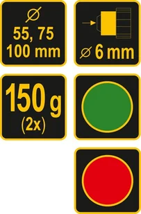 Vorel ZESTAW POLERSKI-TARCZE PASTY UCHWYT 25420 - Tarcze do pił - miniaturka - grafika 3