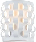 Lampy ścienne - Maytoni Kinkiet LAMPA ścienna DELICATE MOD196-WL-01-W  półokrągła OPRAWA z wycięciami biała Maytoni - miniaturka - grafika 1