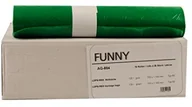 Worki na śmieci - Funny LDPE-regenerowane włókna worki na śmieci, zielony, z rolkami, 120 L, typ 60, 1er Pack (1 X 250 sztuk) AG-884 - miniaturka - grafika 1