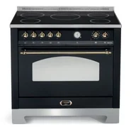 Kuchenki elektryczne - Lofra DOLCEVITA 90 NERO MATT RNMG96MFT/5i - miniaturka - grafika 1