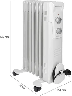CLATRONIC Grzejnik olejowy 7 żebrowy RA 3735 - Ogrzewanie przenośne - miniaturka - grafika 7