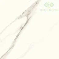 Płytki ceramiczne - Paradyż Calacatta Poler 89,8x89,8 - miniaturka - grafika 1
