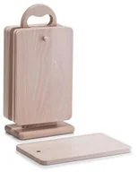 Deski do krojenia - Zeller 6 desek do krojenia + stojak w komplecie drewno bukowe ZELLER 4003368223759 - miniaturka - grafika 1