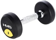 Hantle i ciężarki - HMS Hantla 3 kg gumowana Pro HG HMS 17-66-146 - miniaturka - grafika 1