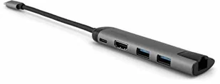 Verbatim Hub USB Verbatim Multi Port 2x USB 3.0 USB-C 3.1 HDMI 4K RJ45 49141 - Huby USB - miniaturka - grafika 2