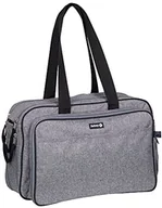 Torby i organizery dla mam - Safety 1st Safety 1st 1648666000 Nap to go, 2 w 1 torba do przewijania i mini łóżko podróżne w jednym, w zestawie z pasującym materacem i uchwytami do noszenia, 9 różnych przegródek, czarny/szary, 1418 kg - miniaturka - grafika 1