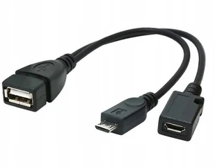 Gembird Kabel A-OTG-AFBM-04 (Micro USB M - Micro USB, USB 2.0 F; 0,15m; kolor czarny) 2_197933 - Kable komputerowe i do monitorów - miniaturka - grafika 5